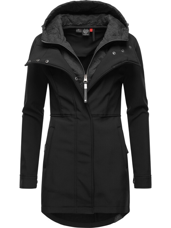 Ragwear Raincoat 'Ybela' in Black