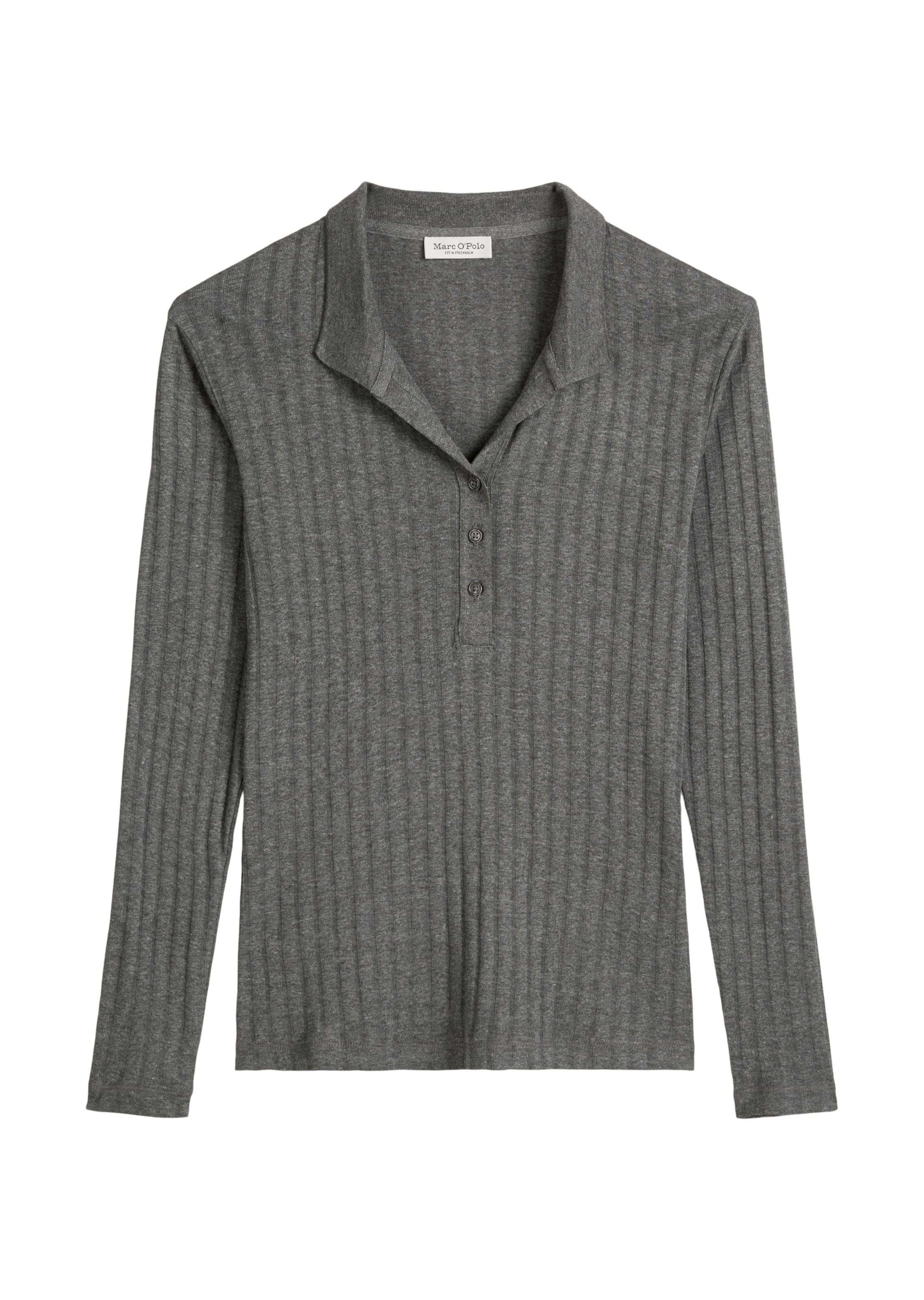 Marc O'Polo Poloshirt in grau, Produktansicht