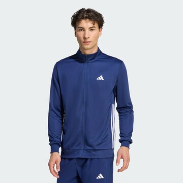 Giacca per l'allenamento di ADIDAS PERFORMANCE in blu: frontale