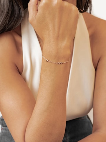 Bracelet 'Infinity Heart' Hey Happiness en or