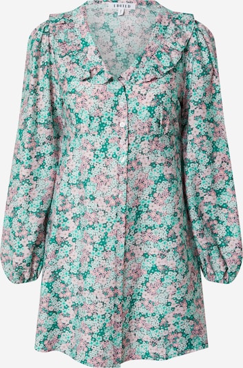 Palaidinės tipo suknelė 'Lili' iš EDITED, spalva – žalia / nefrito spalva / žolės žalia / šviesiai violetinė, Prekių apžvalga