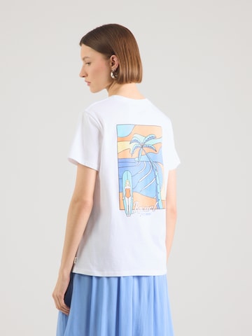 RIP CURL - Camiseta 'TIDE LINE' en blanco: frente