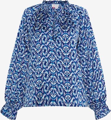 Camicia da donna di IZIA in blu: frontale