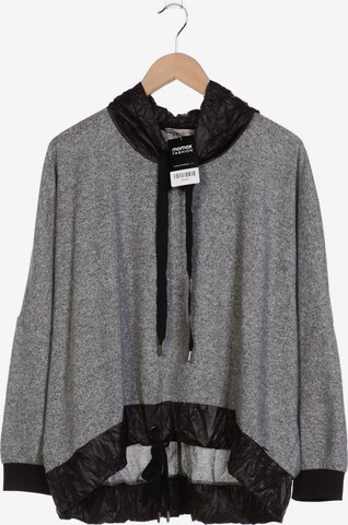 Tredy Sweatshirt & Zip-Up Hoodie in 4XL in Grey: front