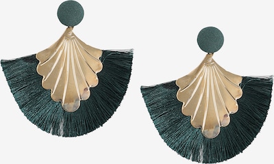 SOHI Earrings 'Tavianna' in Gold / Black, Item view