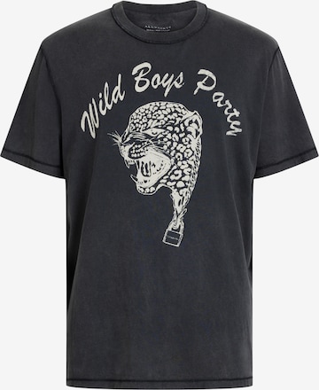 juoda AllSaints Marškinėliai 'WILD BOYS': priekis