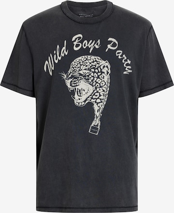 AllSaints - Camisa 'WILD BOYS' em preto: frente