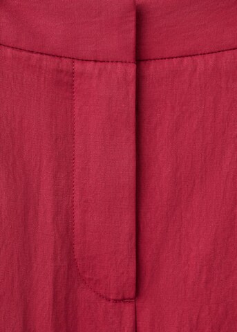 MANGOWide Leg/ Široke nogavice Hlače na crtu 'Bonnie' - crvena boja