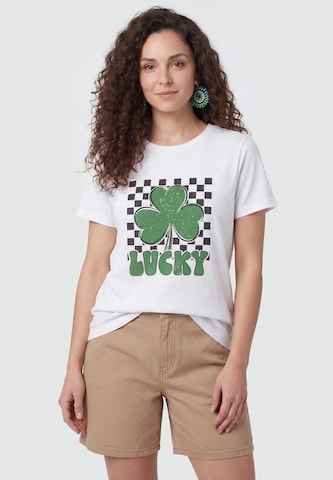 usha FESTIVAL - Camiseta 'Irish' en blanco: frente
