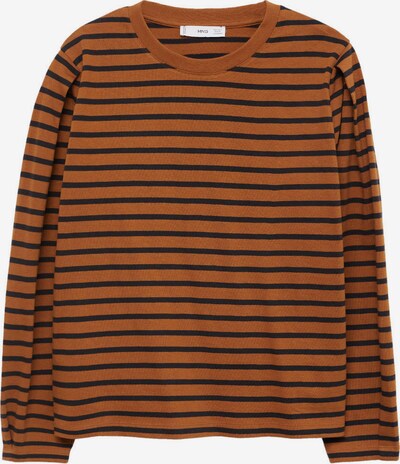 MANGO Shirt 'LARIN' in Caramel / Black, Item view