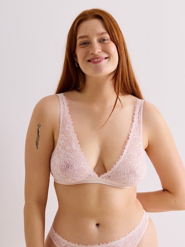 Erlich Textil Bustier BH in Roze: voorkant