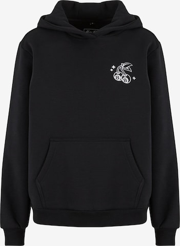 Miss Tee Mikina 'Lucky Cherry' - Čierna: predná strana