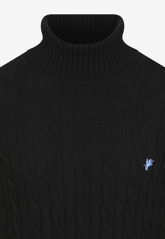 DENIM CULTURE Sweter 'Thayer' w kolorze czarny