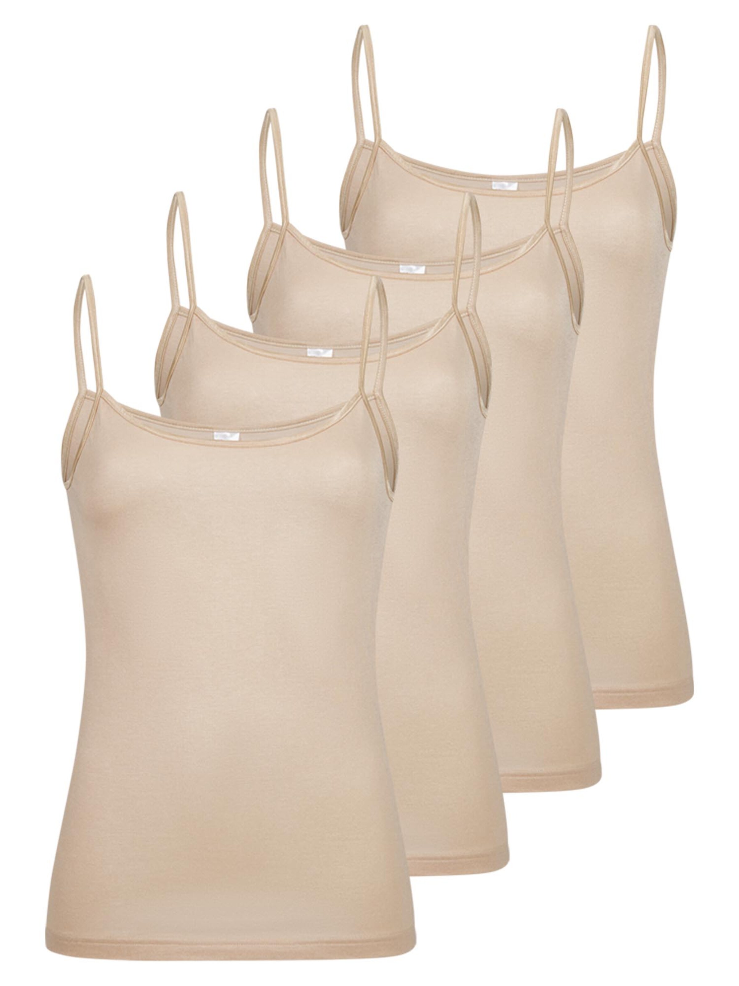 Nina von C. Undershirt 'Motion' in Beige: front