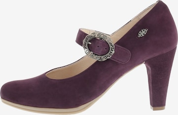 XAVER LUIS Schuhmanufaktur Pumps 'Sarah' in Red: front