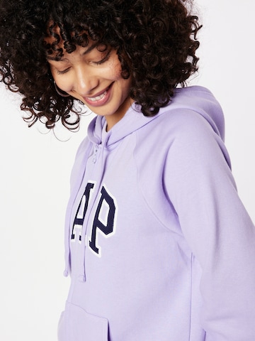 GAP Zip-Up Hoodie in Purple