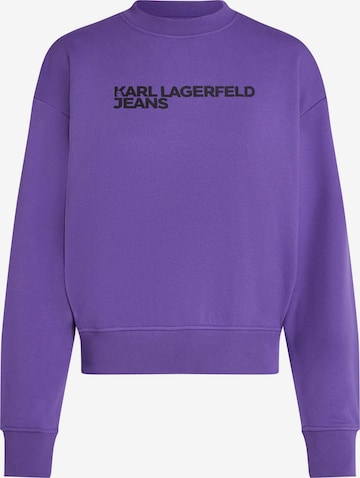 Sweat-shirt KARL LAGERFELD JEANS en violet : devant