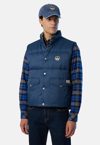 North Sails Weste in Blau: Vorderseite