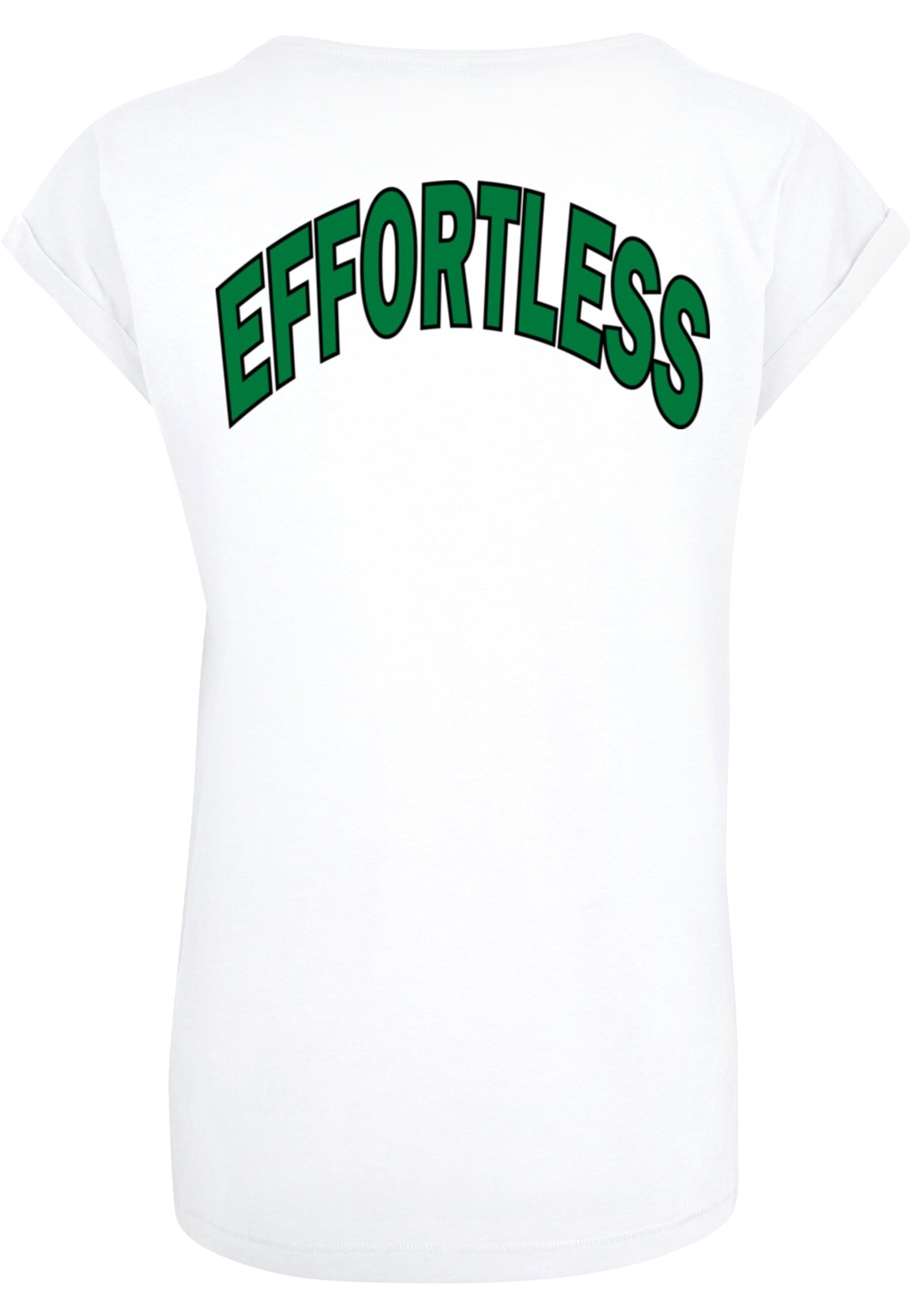 Merchcode T-Shirt 'Attitude' in Weiß