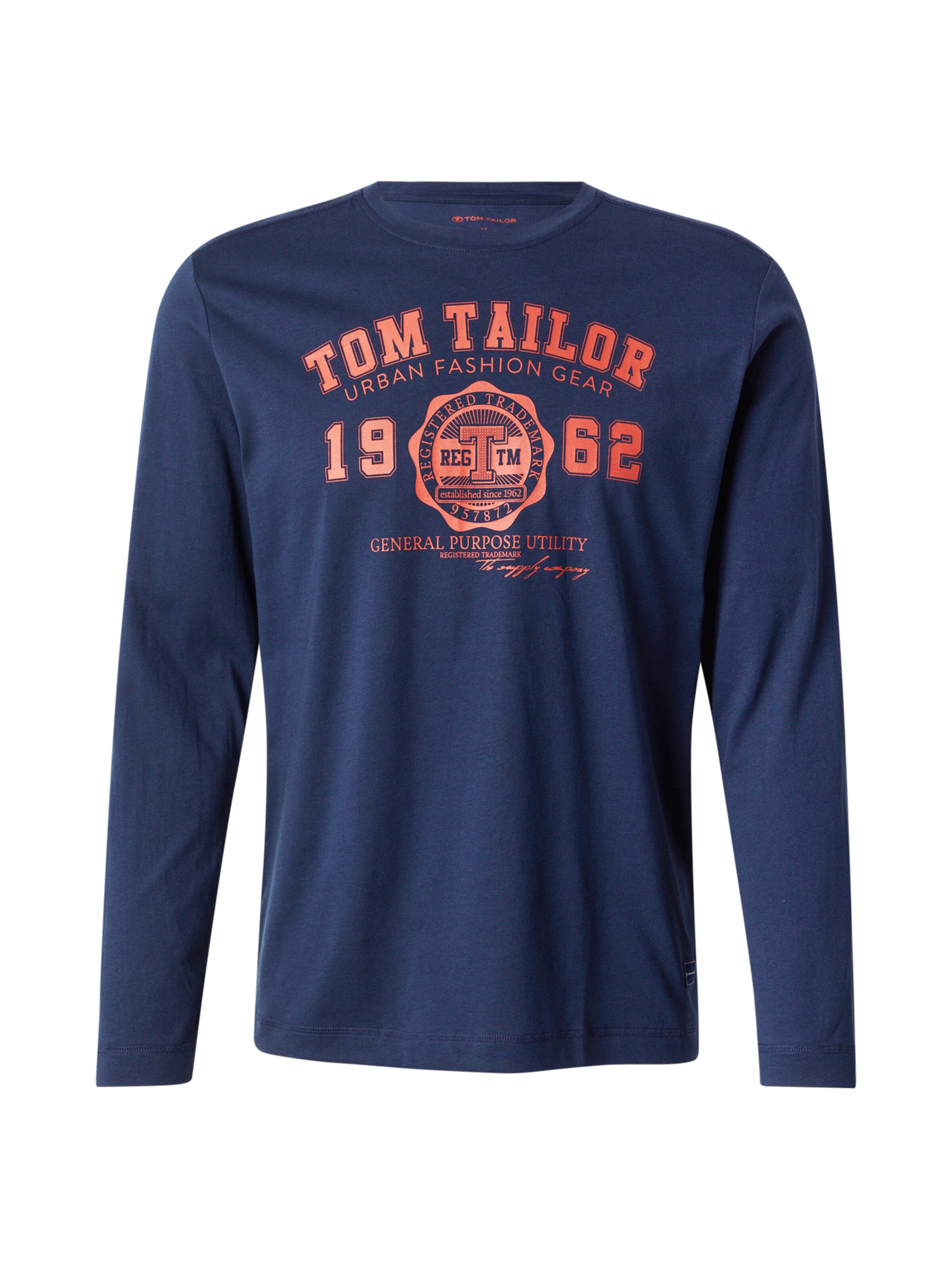 TOM TAILOR Tričko - Modrá: predná strana