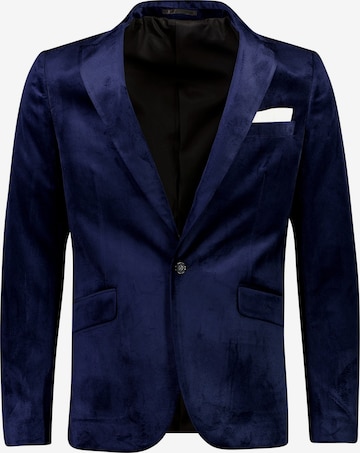 Lindbergh - Ajuste estrecho Chaqueta tipo saco para negocios en azul: frente