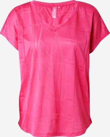 ONLY PLAY Λειτουργικό μπλουζάκι 'FINA' σε ροζ: μπροστά