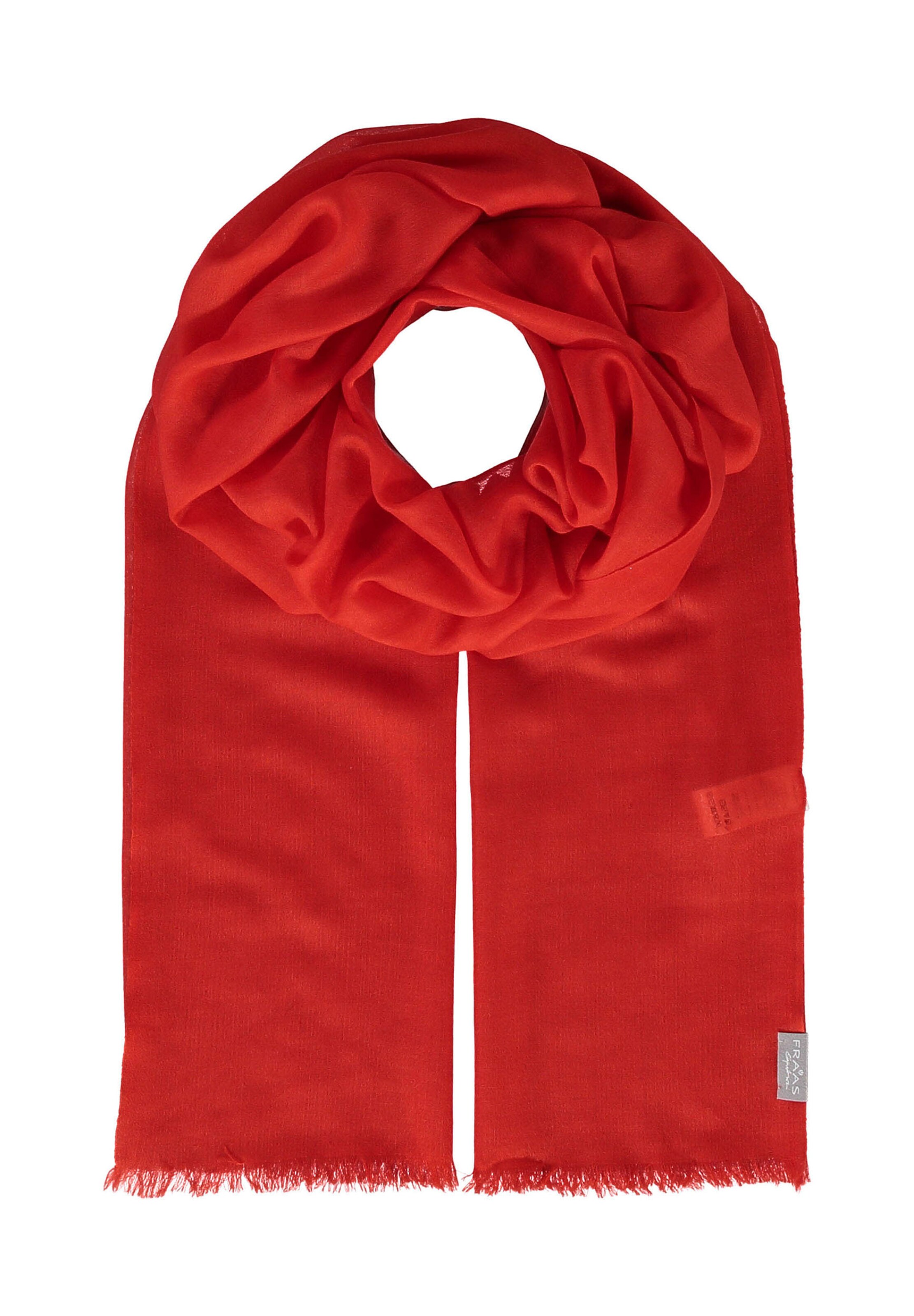 FRAAS Schal in Orange: Vorderseite