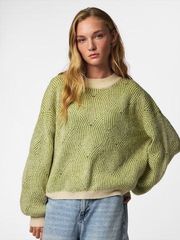 PIECES Sweater 'PCJENNA' in Grey: front