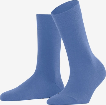 FALKE Socken 'Sensitive Berlin' in Blau: Vorderseite