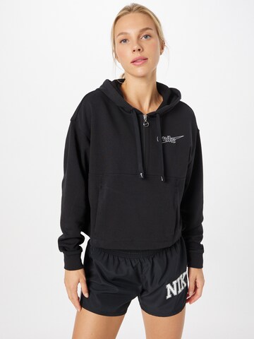 NIKE Sports sweatshirt in Black: front