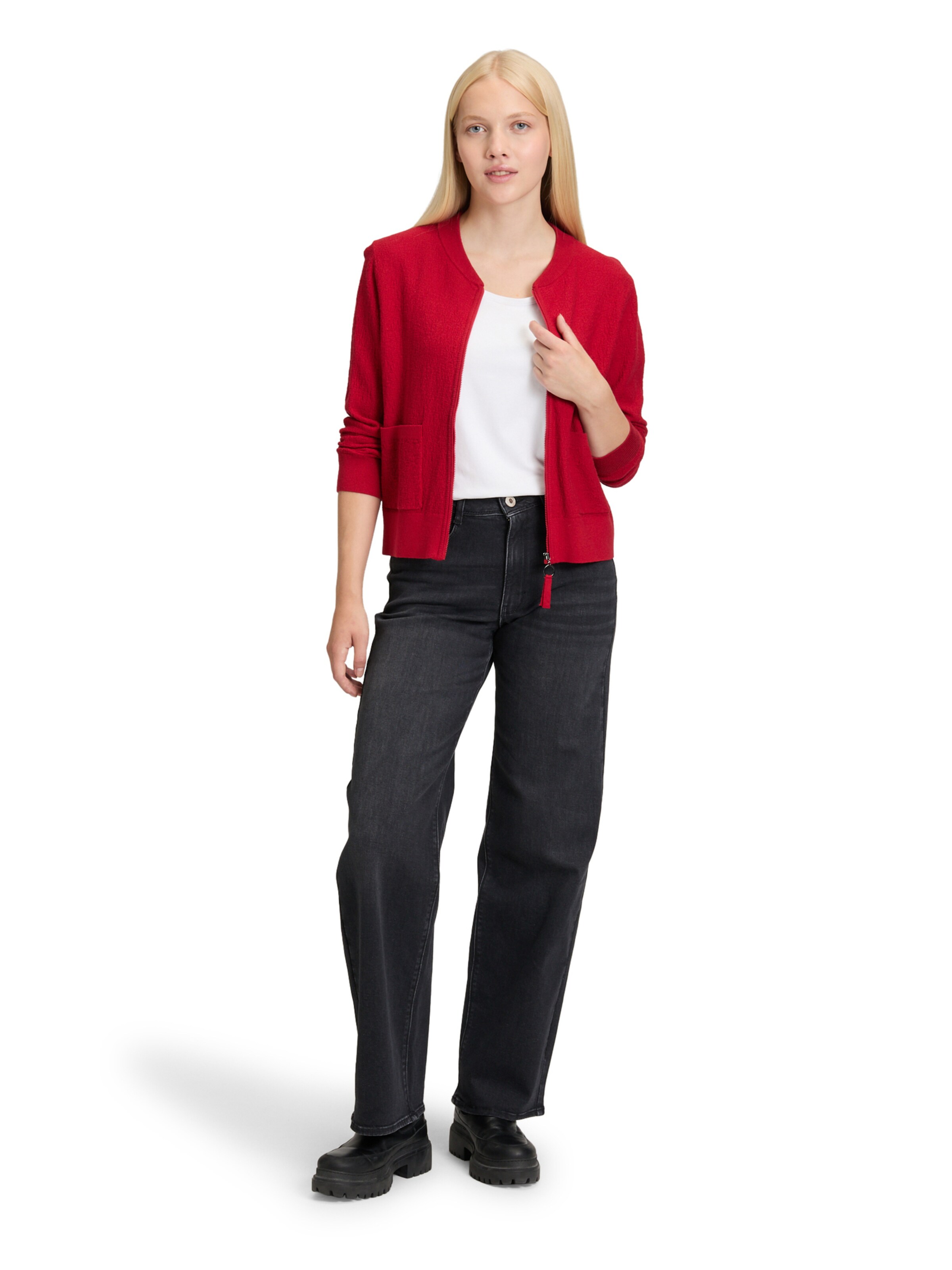 Cardigan Betty & Co en rouge