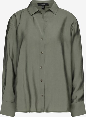 Mavi Blouse in Green: front