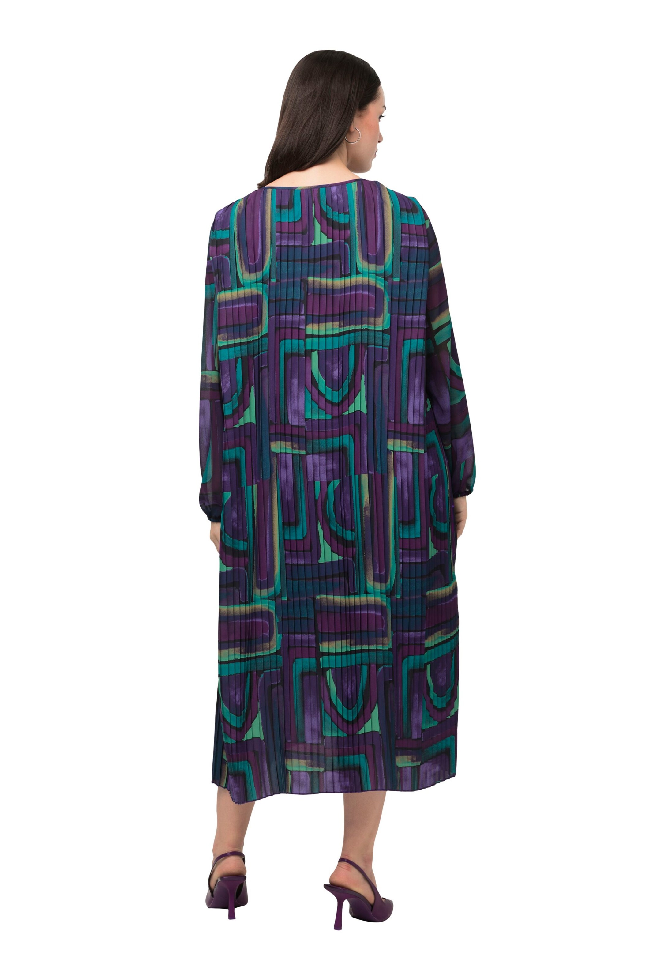 Robe-chemise Ulla Popken en mélange de couleurs