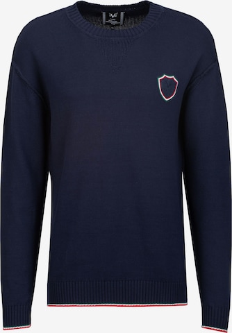 19V69 ITALIA Pullover 'Kris' i blå: forside