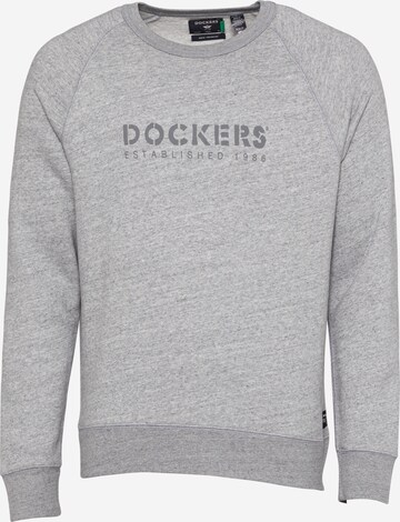 Sweat-shirt Dockers en gris : devant