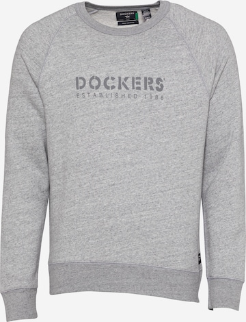 Dockers Sweatshirt in Grijs: voorkant