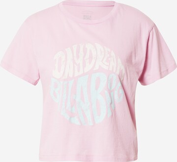 T-shirt 'DREAM THE DAY' BILLABONG en violet : devant