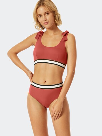 Bustier Hauts de bikini 'Aqua Californian Dream' SCHIESSER en rouge : devant