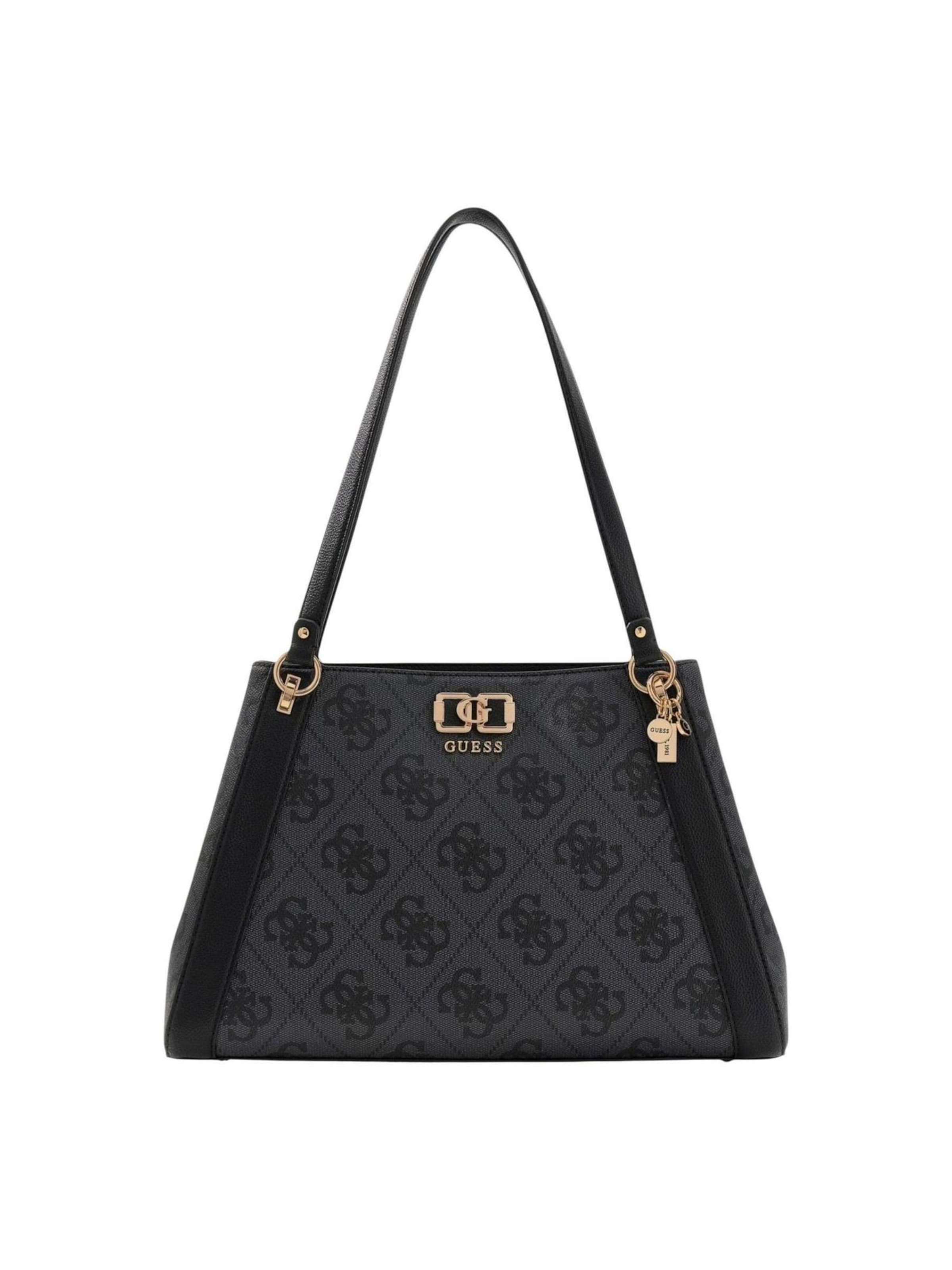 GUESS - Bolso de hombro 'KARNILLA LOGO GFRIEND CARRYALL HWOS99 01220' en gris: frente