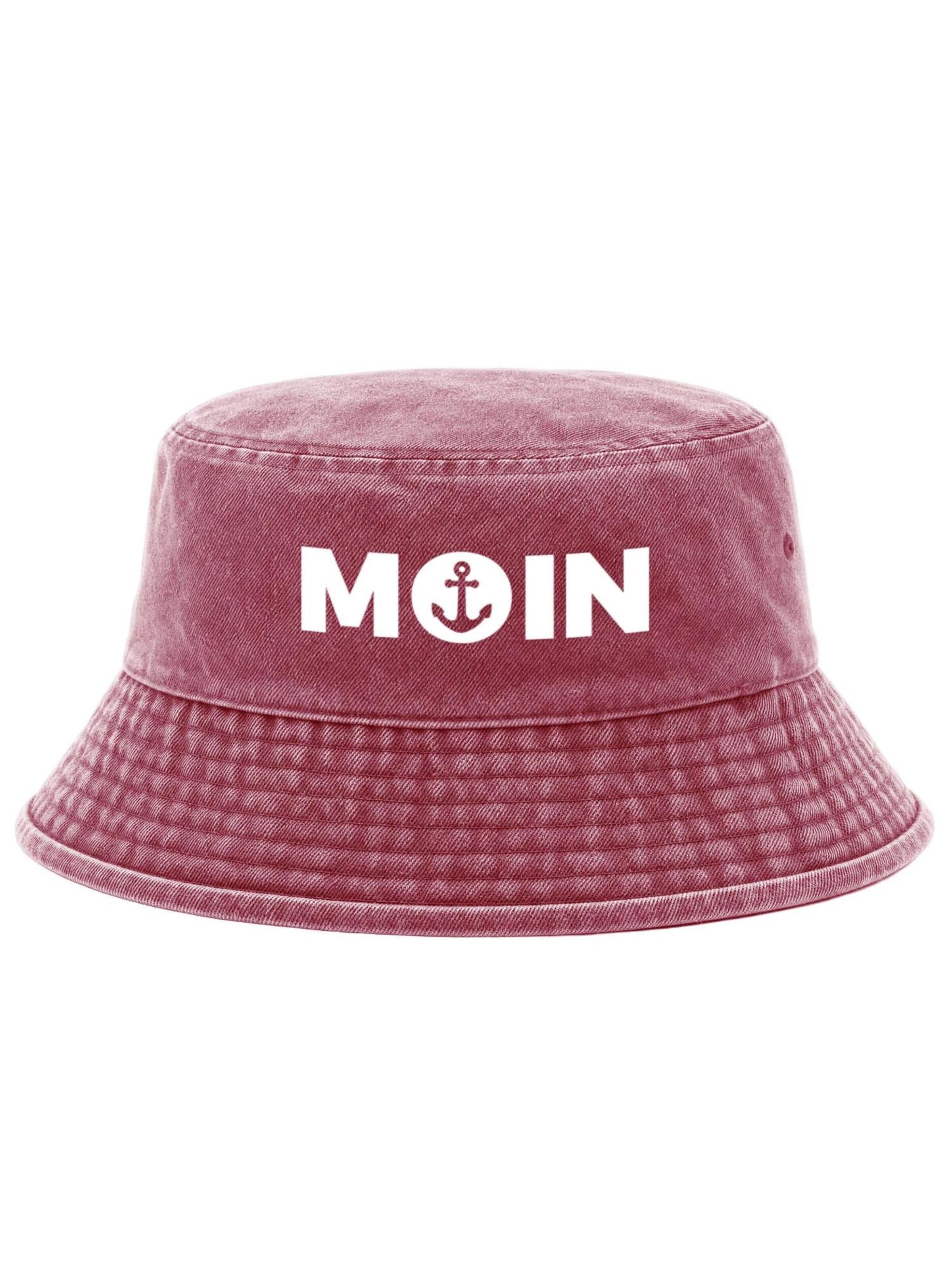 Neverless Hat 'Moin' in Red: front