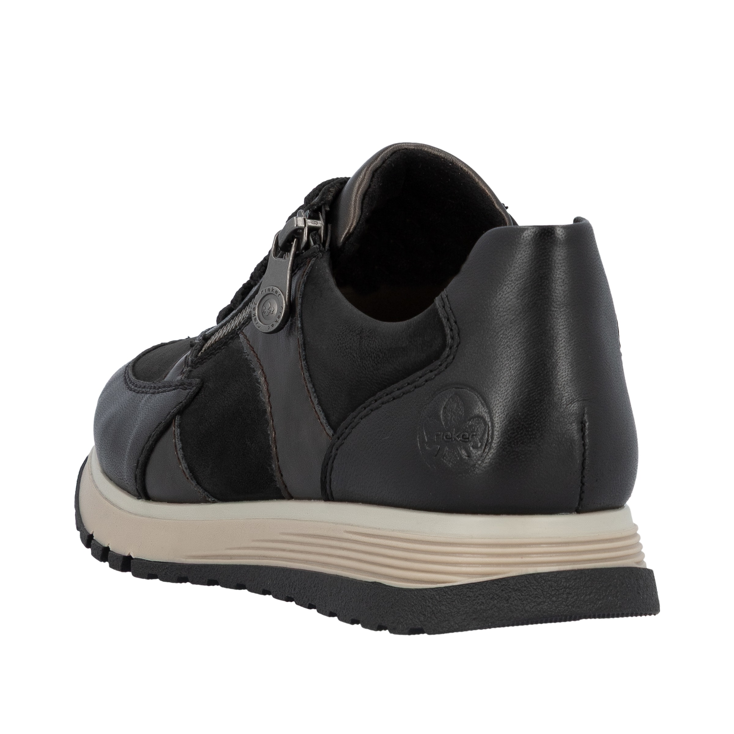 Baskets basses Rieker en noir