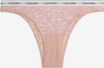 rožinė Calvin Klein Underwear Moteriškos kelnaitės: priekis