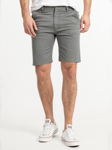 Rock Creek Regular Chinohose in Grau: Vorderseite