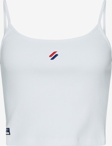 Superdry Top 'Code Essential' in White: front