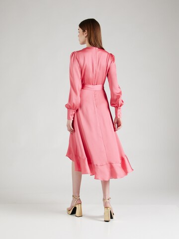 Robe de cocktail SWING en rose