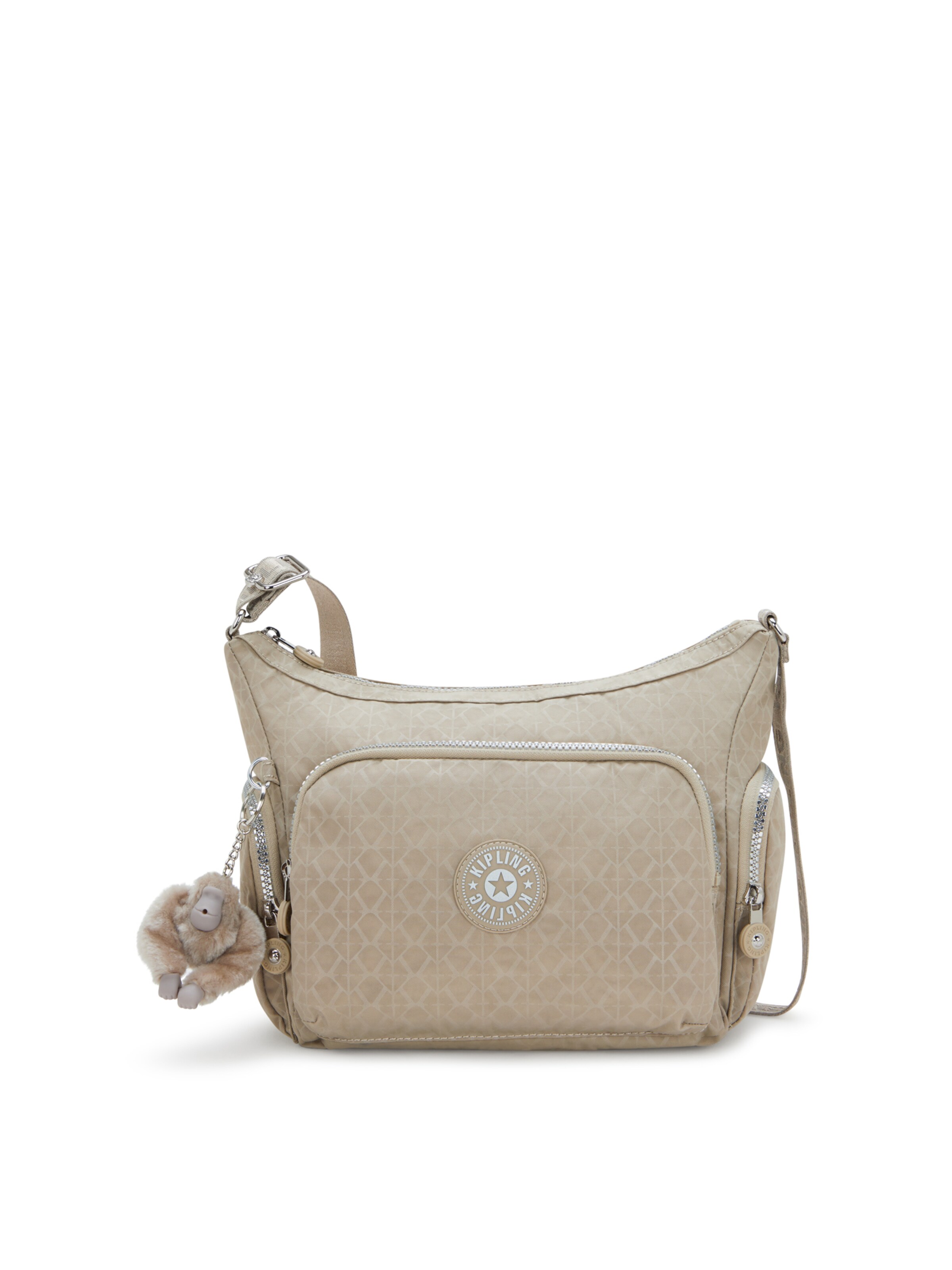 KIPLING Taška cez rameno 'Gabb' - Béžová: predná strana