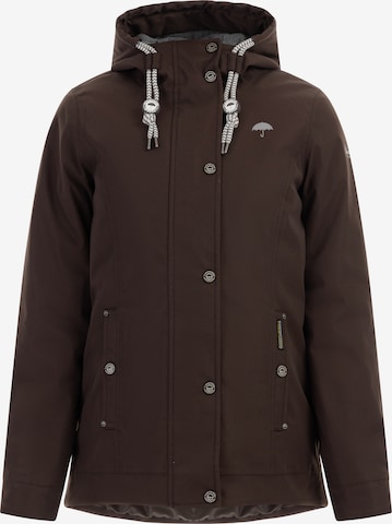 Schmuddelwedda Funktionsjakke i brun: forside