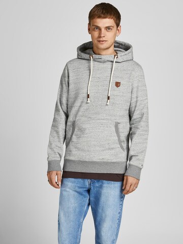 JACK & JONES Sweatshirt 'DAN' in Grey: front