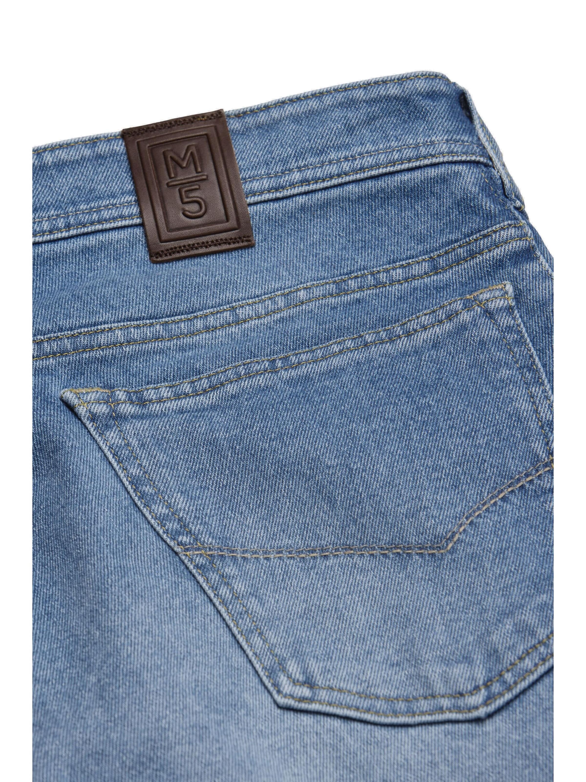MEYER Regular Jeanshose in Blau