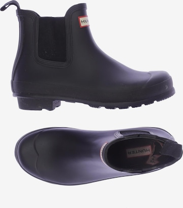 HUNTER Dress Boots in 40 in Black: front